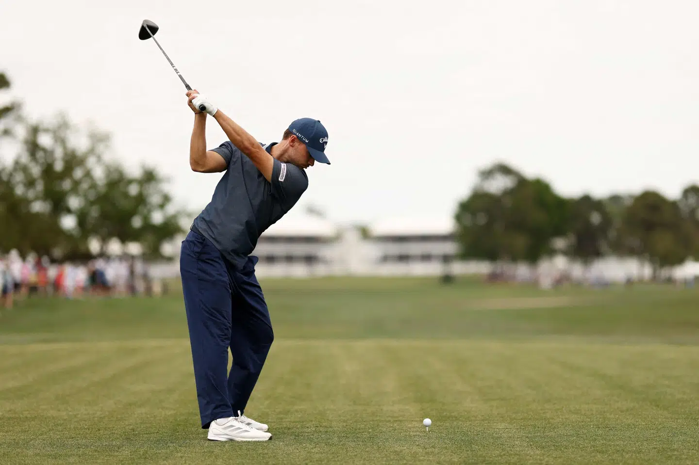 Nicolai Højgaard var lørdag storspillende i Houston Open. Han ligger nummer to før finalerunden.
