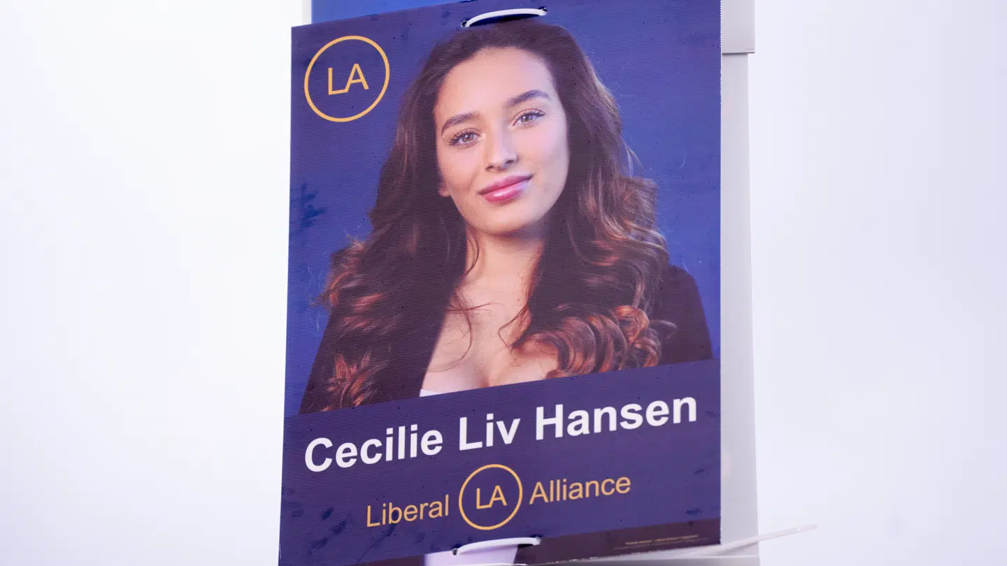 Cecilie Liv Hansen blev sent lørdag aften vraget af Liberal Alliance.