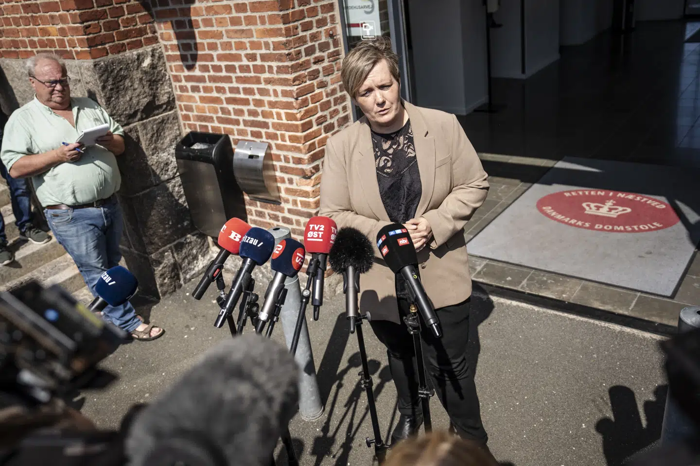 Forsvarsadvokat Karina Skou udtaler, at hendes klient har været til afhøring hos politiet, fordi han ønsker at "tage ansvar". (Arkivfoto)
