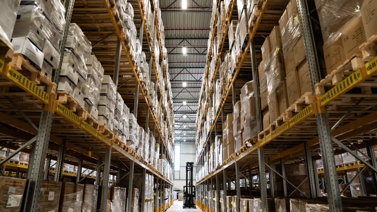 Pallerne bruges til at transportere forskelligt gods.