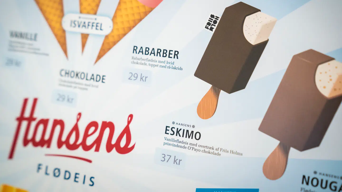 Hansens Is har været ramt af de høje råvarepriser.