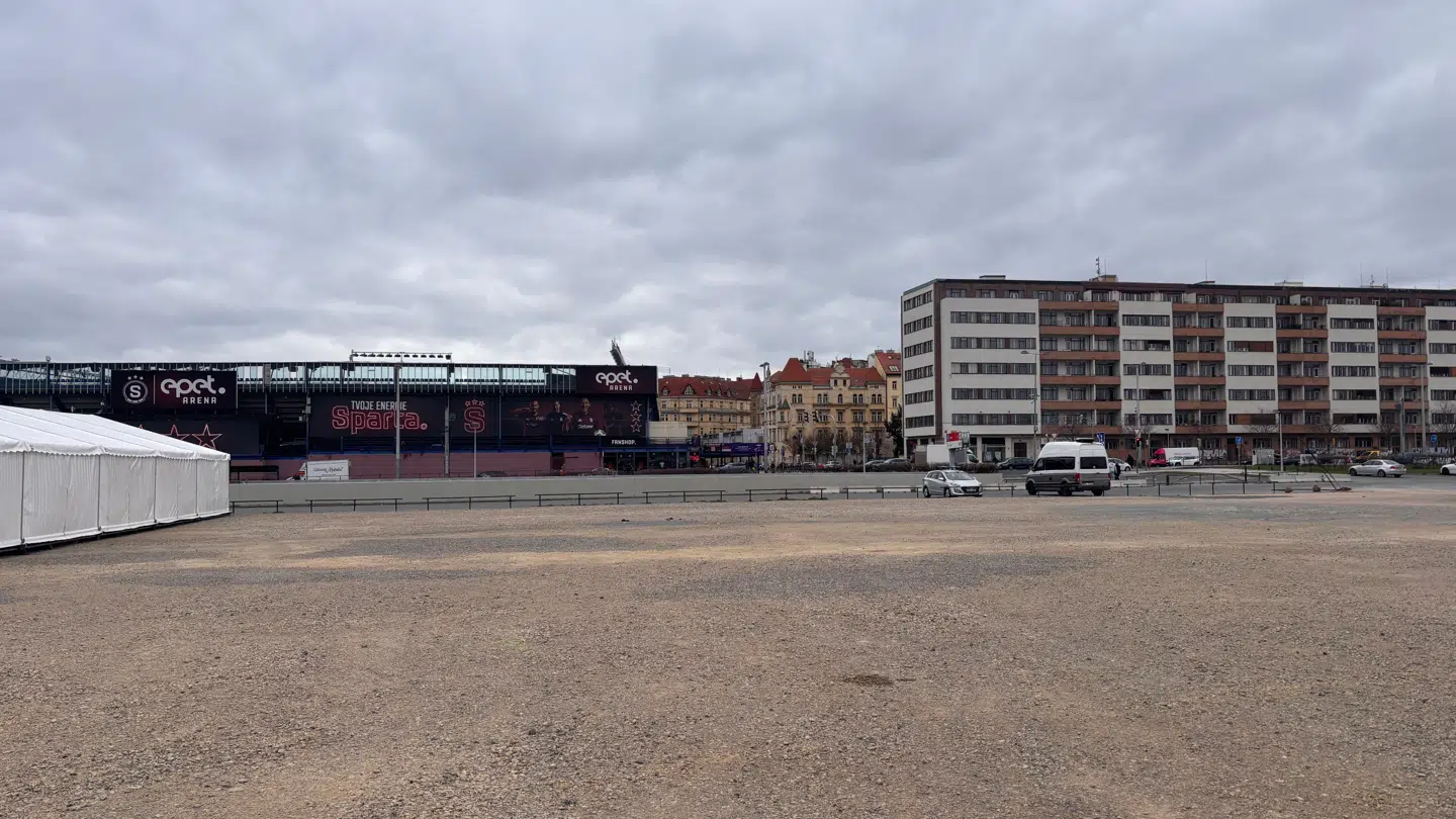 Placeringen er lidt udenfor det centrale Prag.