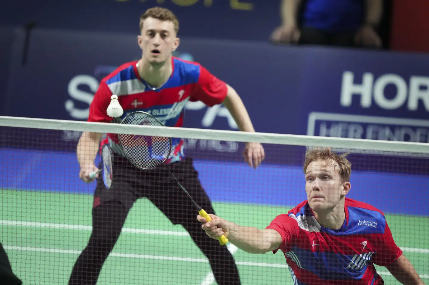 Daniel Lundgaard (tv.) og Mads Vestergaard får fremover mere tid til at træne sammen. (Arkivfoto).