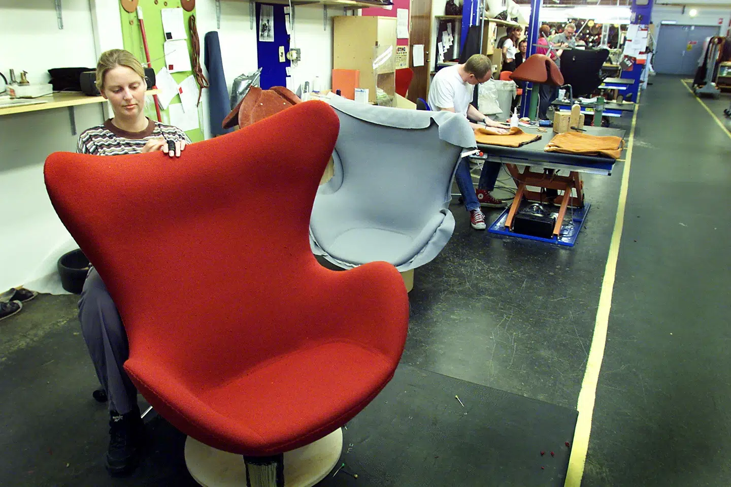 Møbelproducenten Fritz Hansen, der blandt andet står bag stolen Ægget, som er designet af Arne Jacobsen, har landet et overskud på over 23 millioner kroner for 2025. (Arkivfoto).