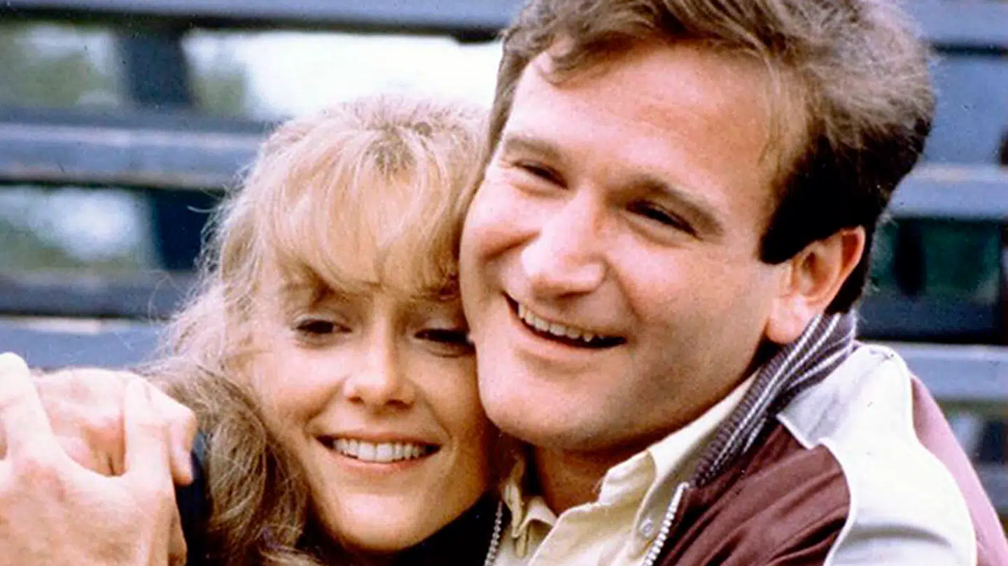 Mary Beth Hurt med Robin Williams i 1982 i filmen 'The World According to Garp'.