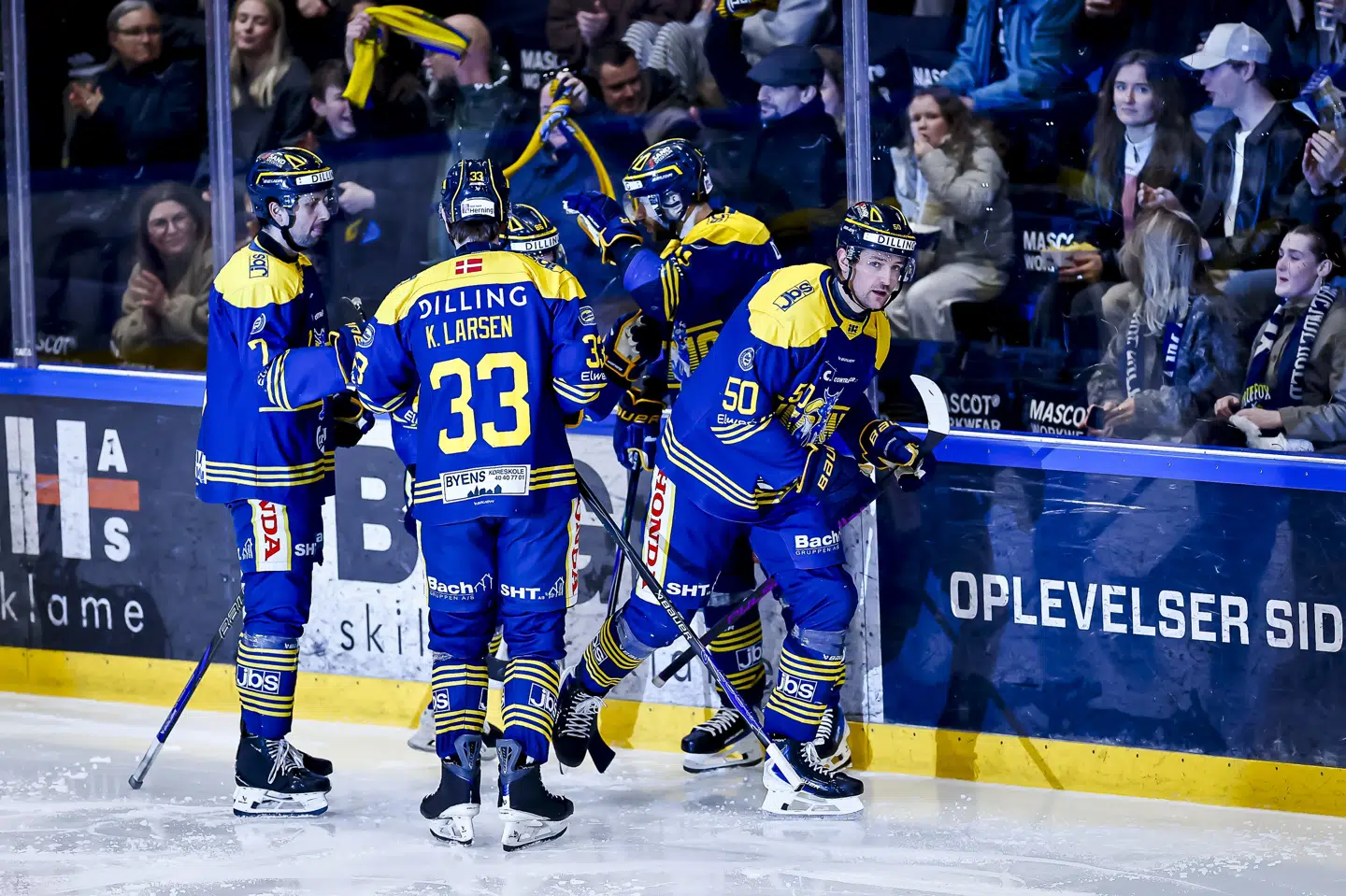 Herning Blue Fox er gået videre til semifinalen efter en samlet 4-1-sejr over Rødovre Mighty Bulls i kvartfinaleserien. (Arkivfoto).
