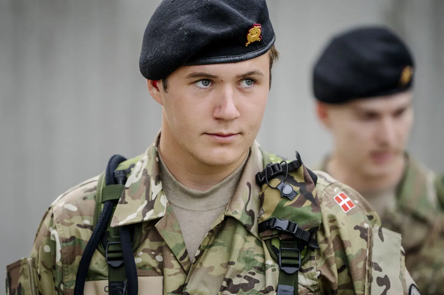 Kronprins Christian har også aftjent sin værnepligt i Slagelse og har fortsat sin militære uddannelse på Løjtnantsuddannelsen. (Arkivfoto).