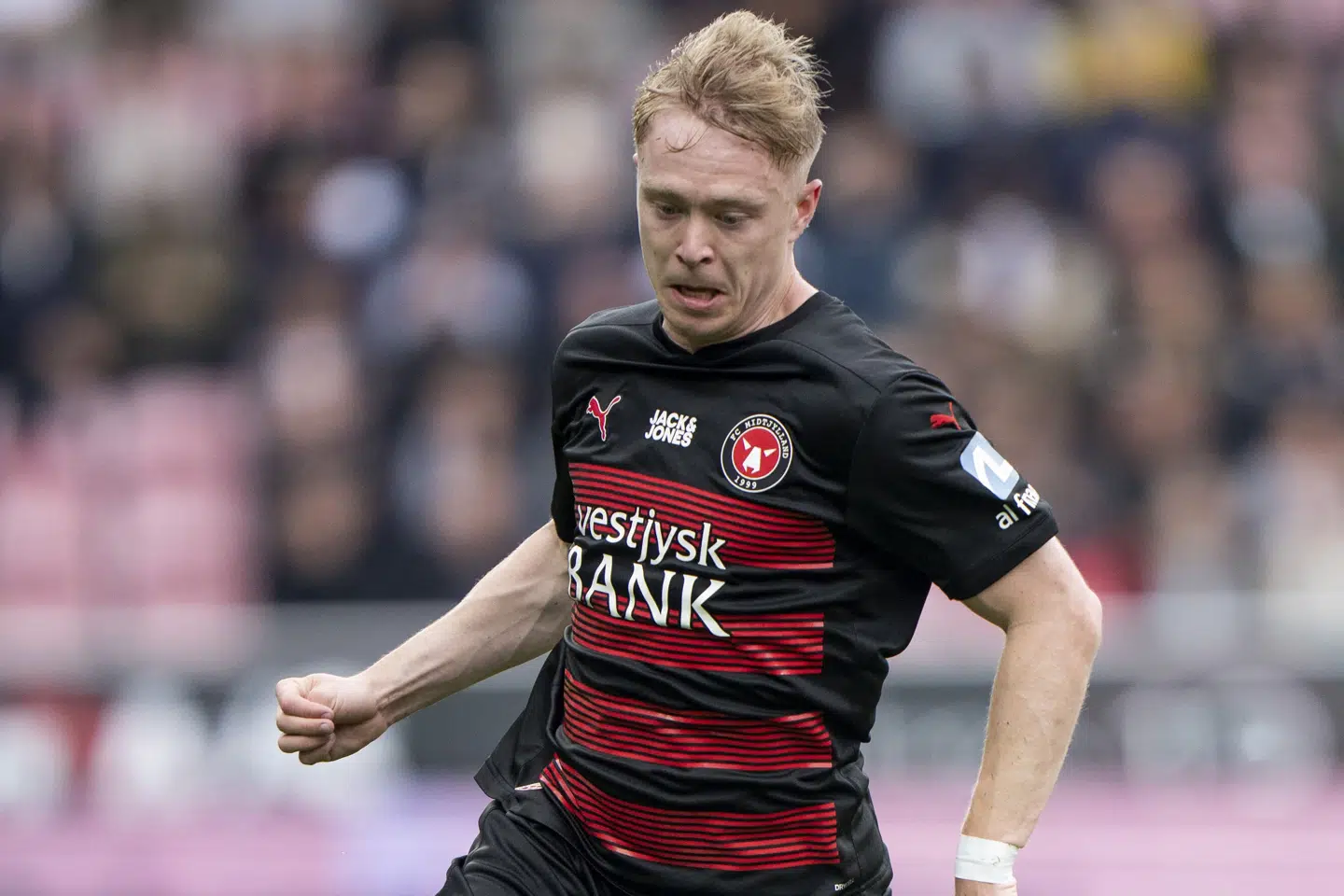 FC Midtjylland sælger norske Ola Brynhildsen til Bodø/Glimt. (Arkivfoto).