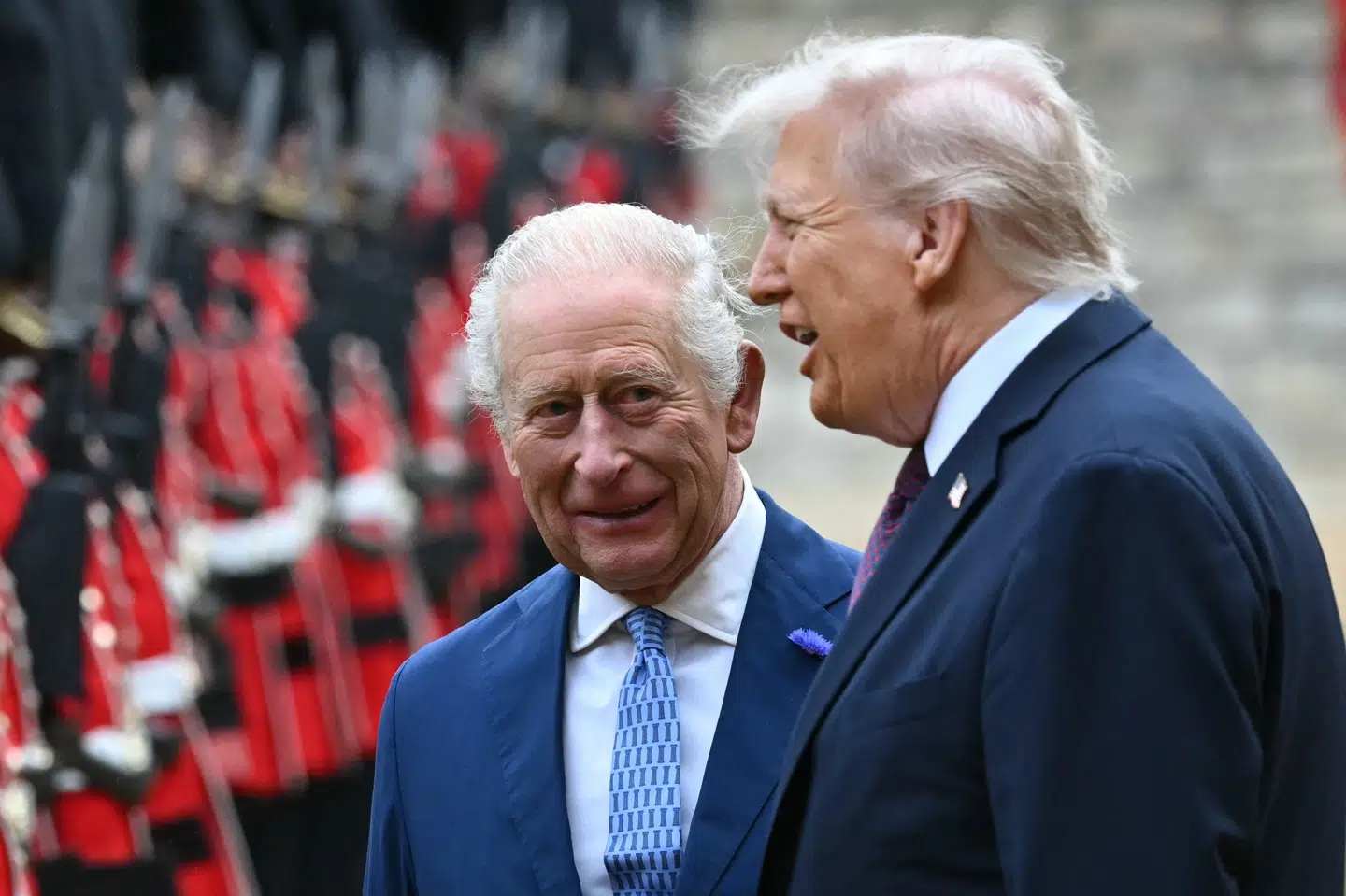 Kong Charles modtog i september præsident Donald Trump, da Trump var på statsbesøg i Storbritannien. Nu skal den britiske konge besøge USA sammen med dronning Camilla. (Arkivfoto).