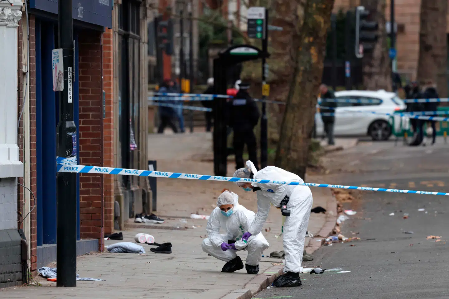 I weekenden blev Storbritannien potentielt ramt af endnu et terrorangreb i det centrale Derby. Foto: Darren Staples, Scanpix.