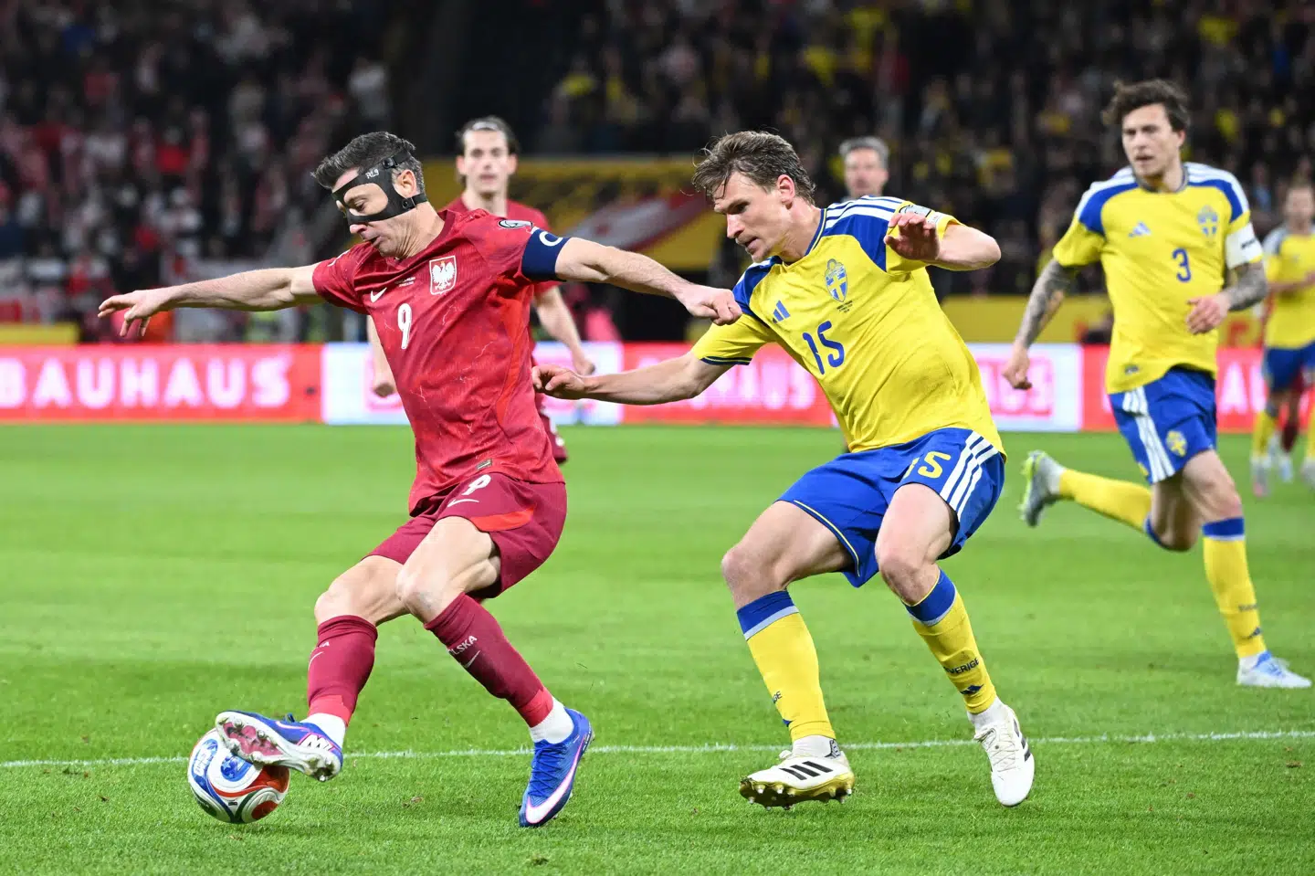 Sverige er klar til VM efter sejr på 3-2 over Polen.