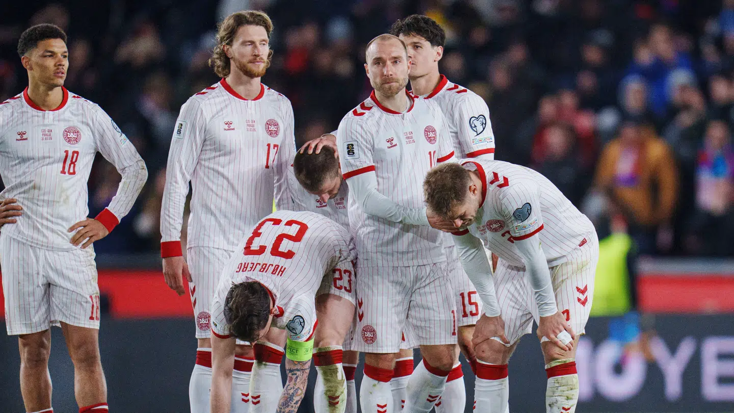 Danmark missede tirsdag aften VM.