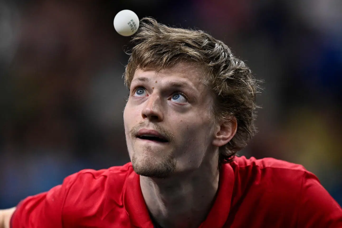 Danske Anders Lind gik ikke videre fra gruppen i bordtennis-VM. (Arkivfoto).