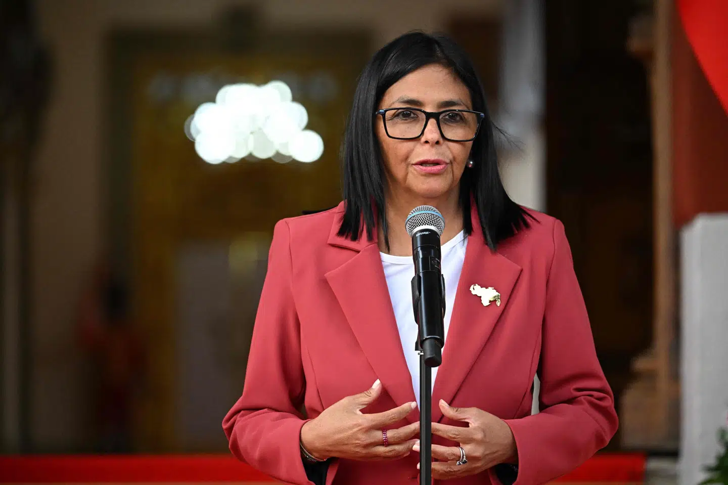 Efter at Delcy Rodriguez' overgangsregering i Venezuela har samarbejdet med USA om blandt andet olie-aftaler, har USA nu fjernet sanktionerne mod hende. (Arkivfoto.)