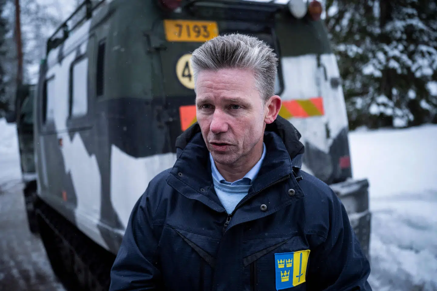 Sveriges forsvarsminister, Pål Jonson, præsenterede torsdag en stor svensk investering i droneforsvar. (Arkivfoto).