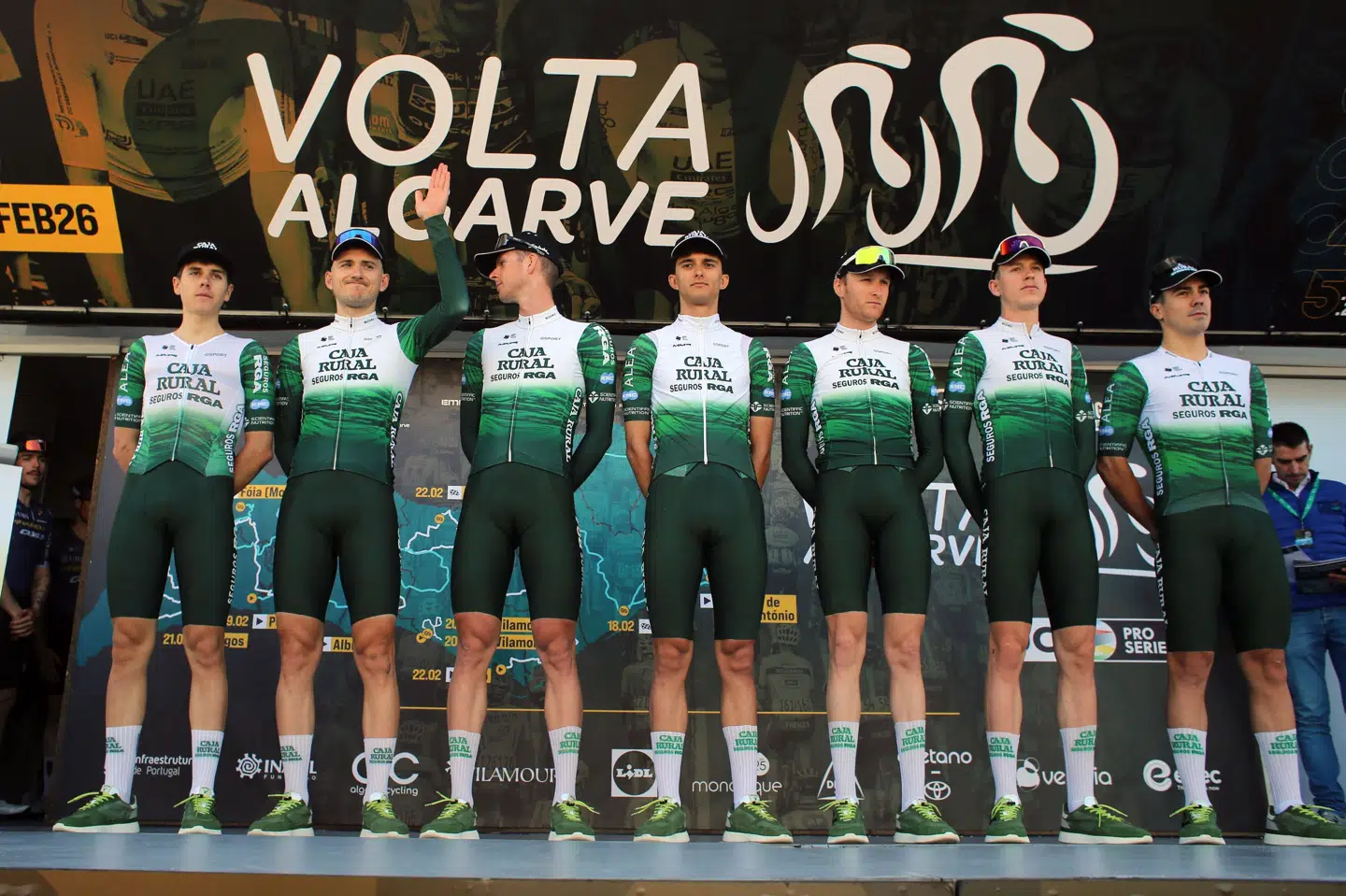 Jaume Guardeno var en del af Caja Rural-holdet, der i februar kørte Volta ao Algarve. (Arkivfoto).