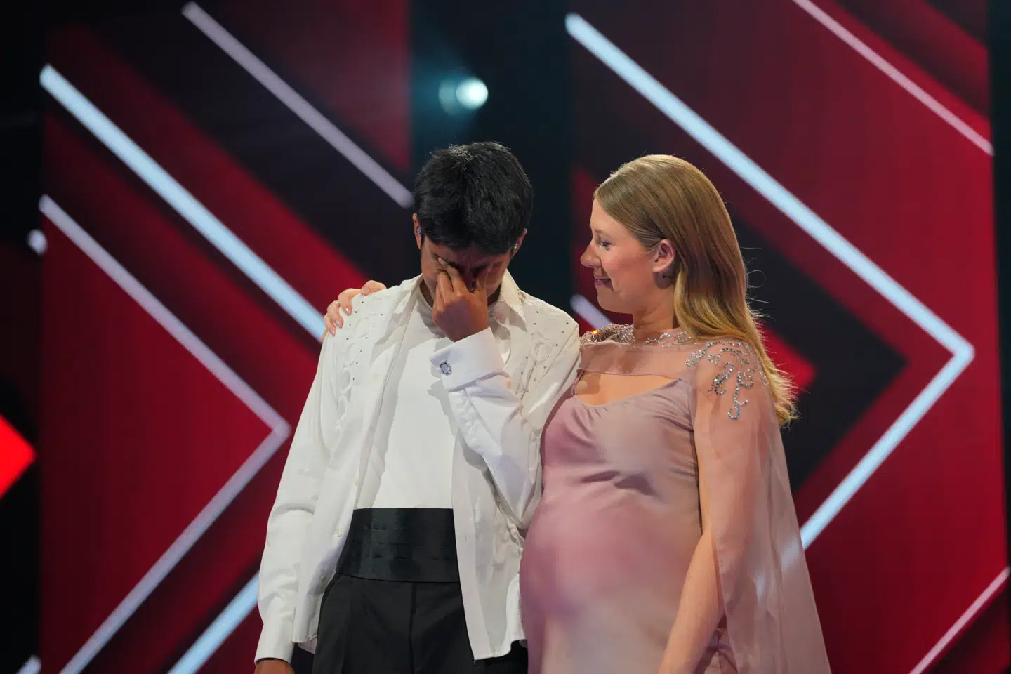 Hugo A. blev meget berørt efter sin optræden.