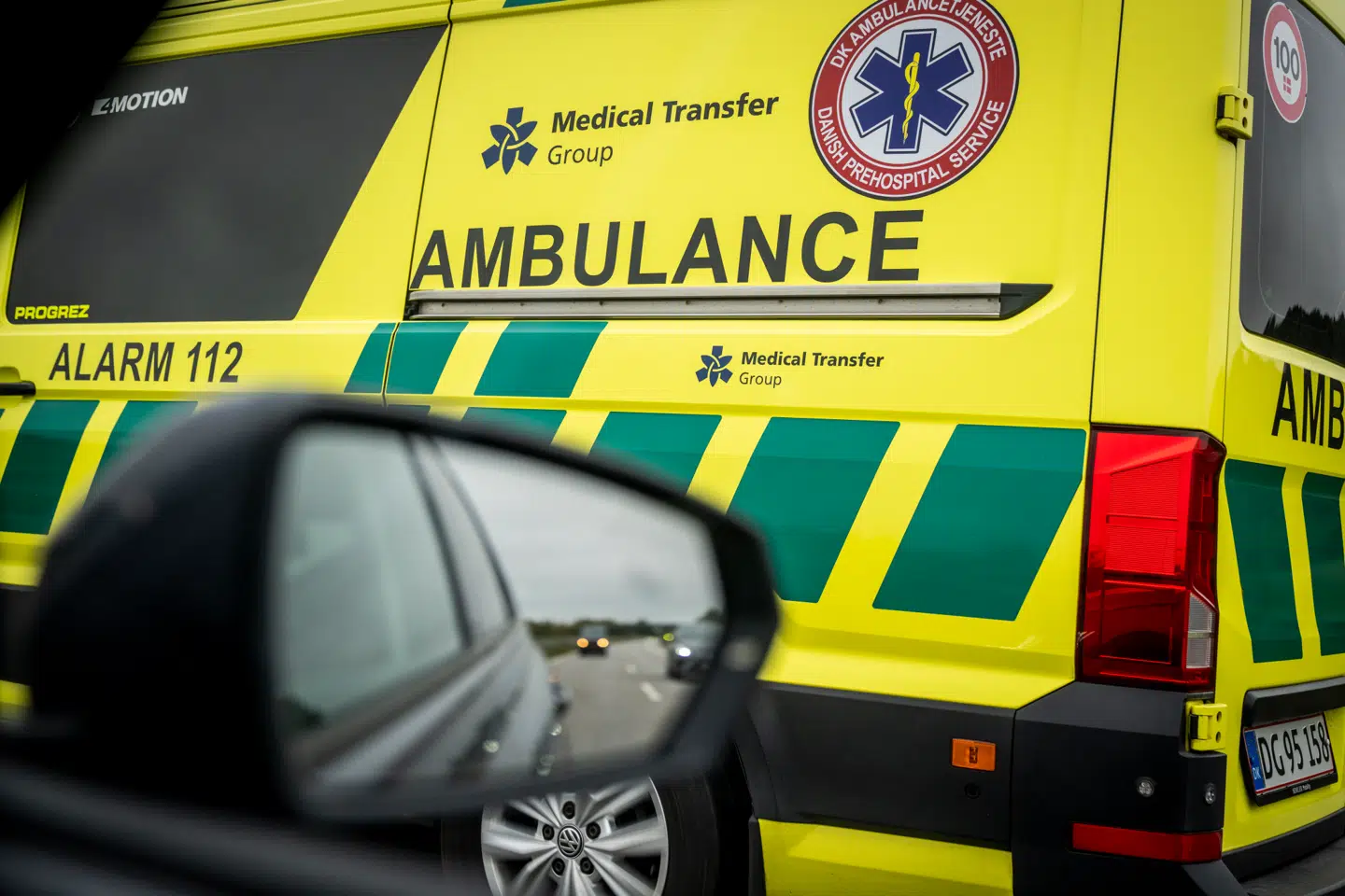 (Arkivfoto) Kvinden blev efterfølgende kørt på hospitalet.