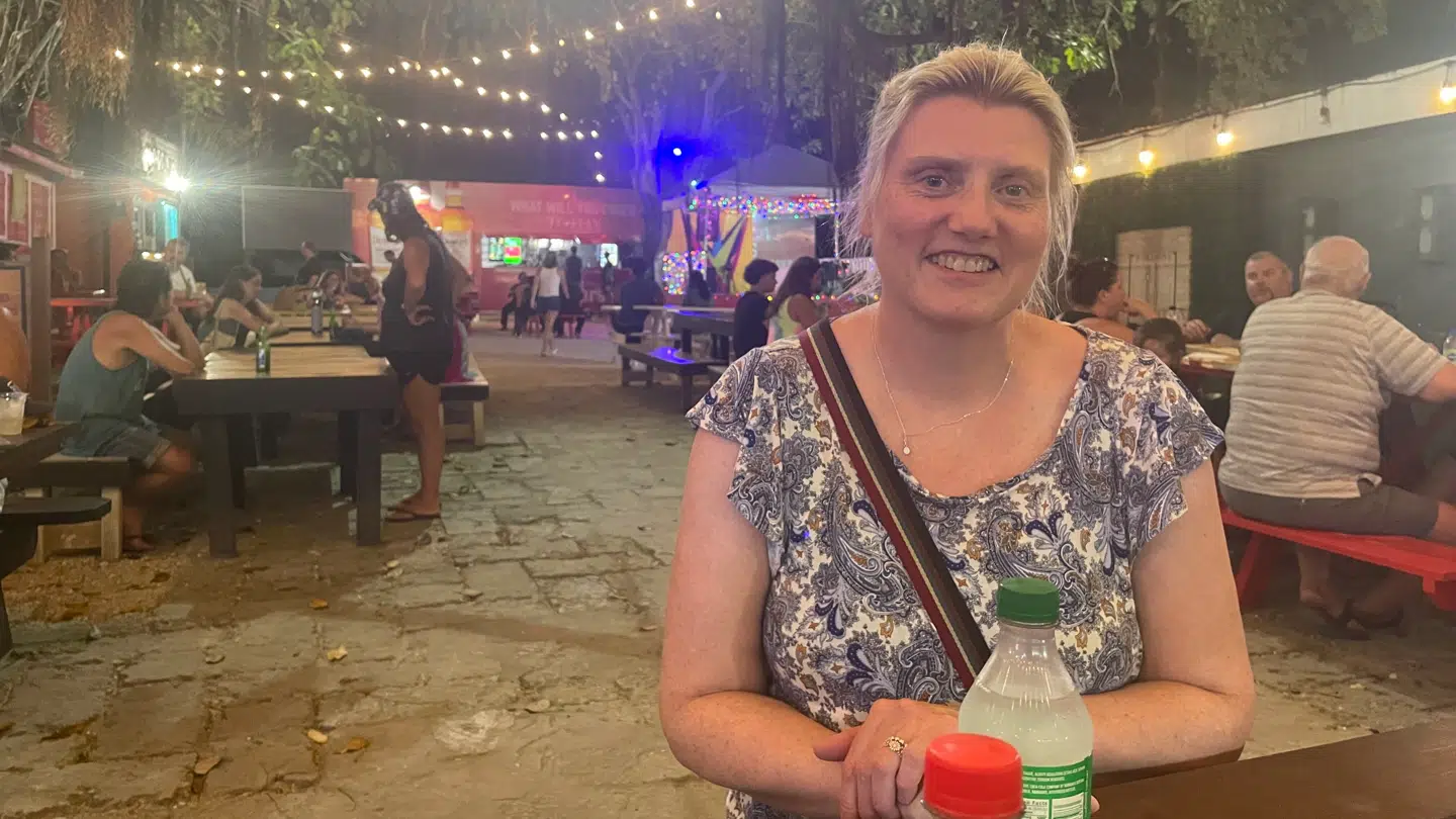 Billedet er taget under ferien, inden de vidste hvilket mareridt, der ventede dem.