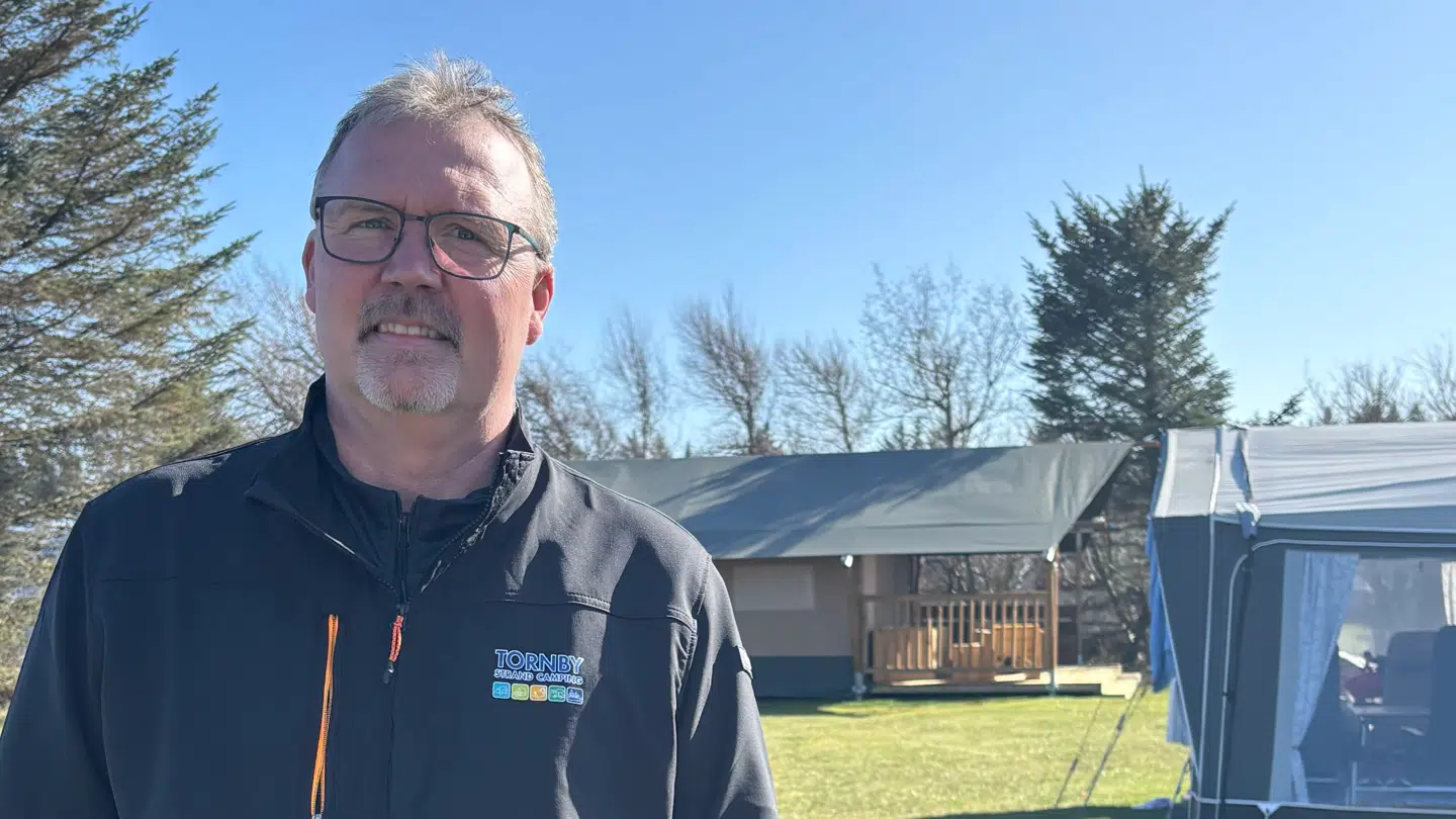Morten Møller Jensen ejer Tornby Strand Camping, der ligger nordvest for Hjørring i Nordjylland.