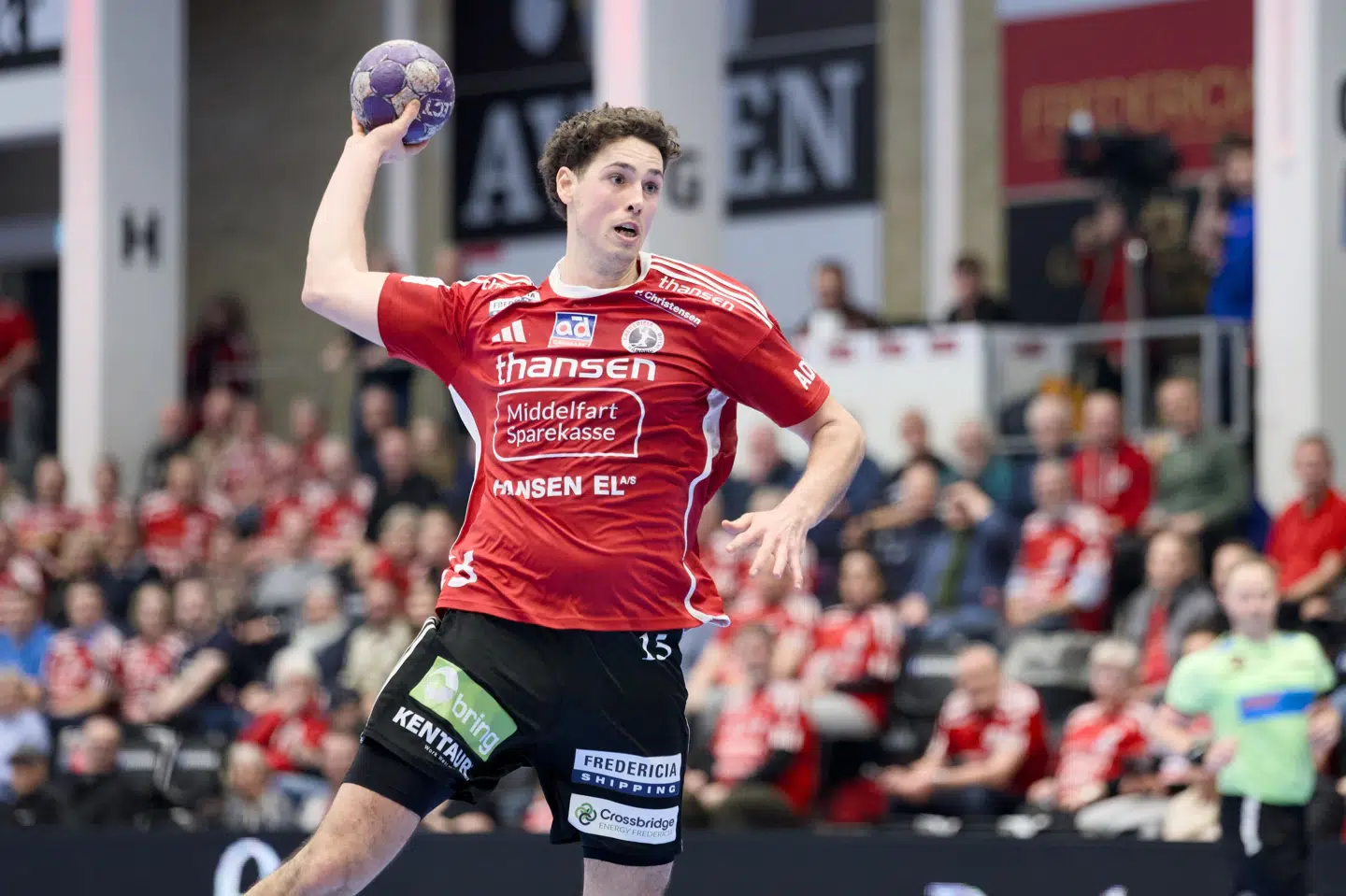 Mads Kjeldgaard var en af Fredericias profiler i overraskende sejr over Aalborg. (Arkivfoto).