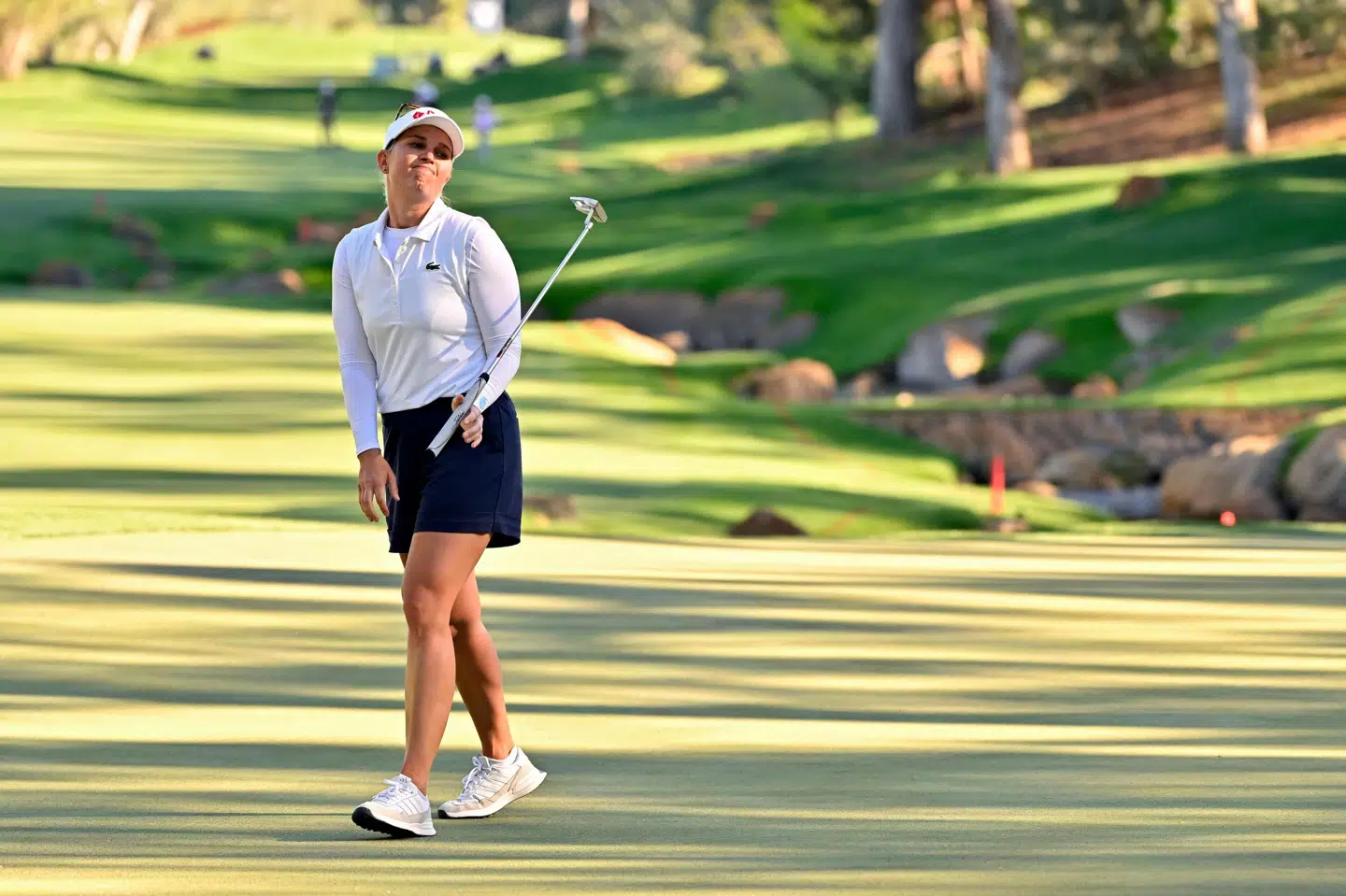 Nanna Koerstz Madsen har tidligere vundet en enkelt turnering på kvindernes LPGA Tour. Det var i 2022, hvor hun strøg til tops i en turnering i Thailand.