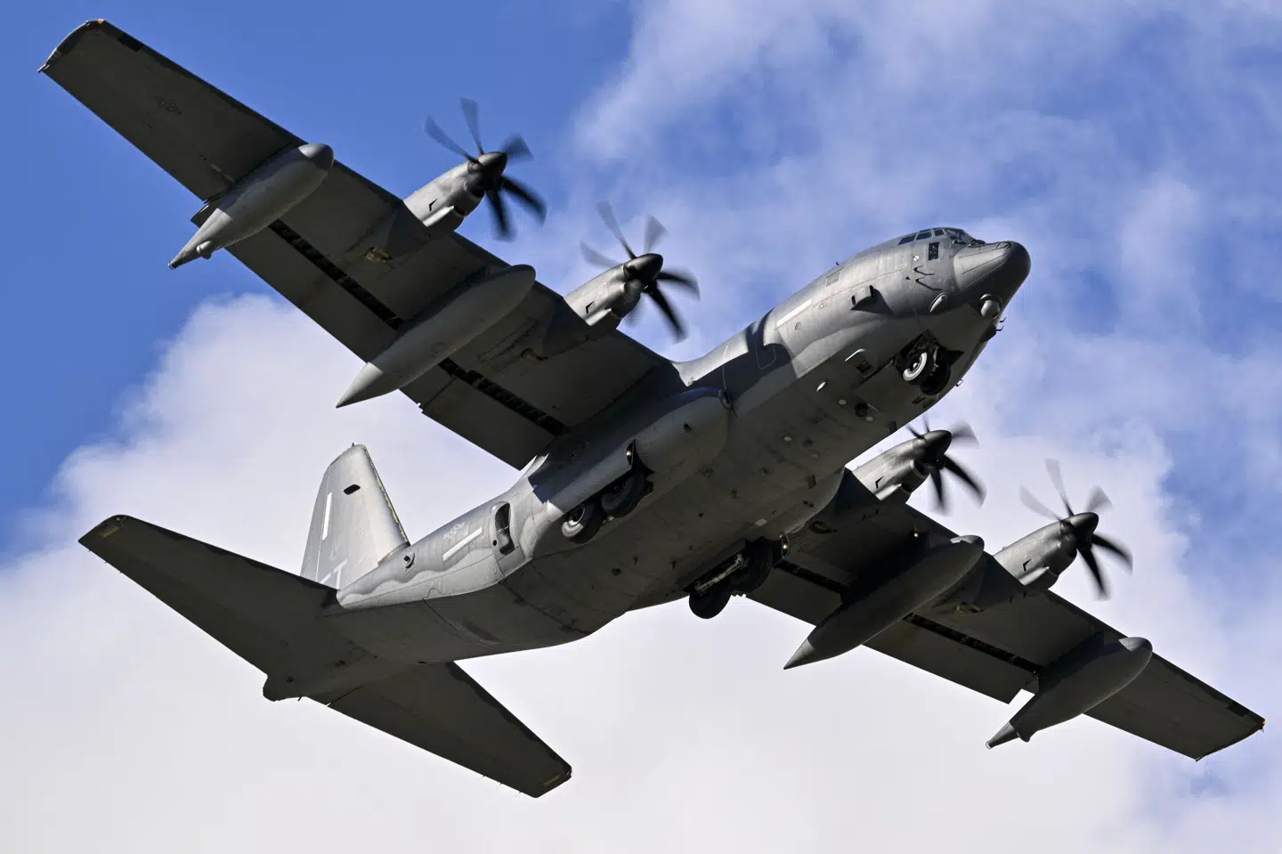 Det er et transportfly af typen C-130 Hercules, der ifølge Iran er blevet skudt ned af landets militær. (Arkivfoto).