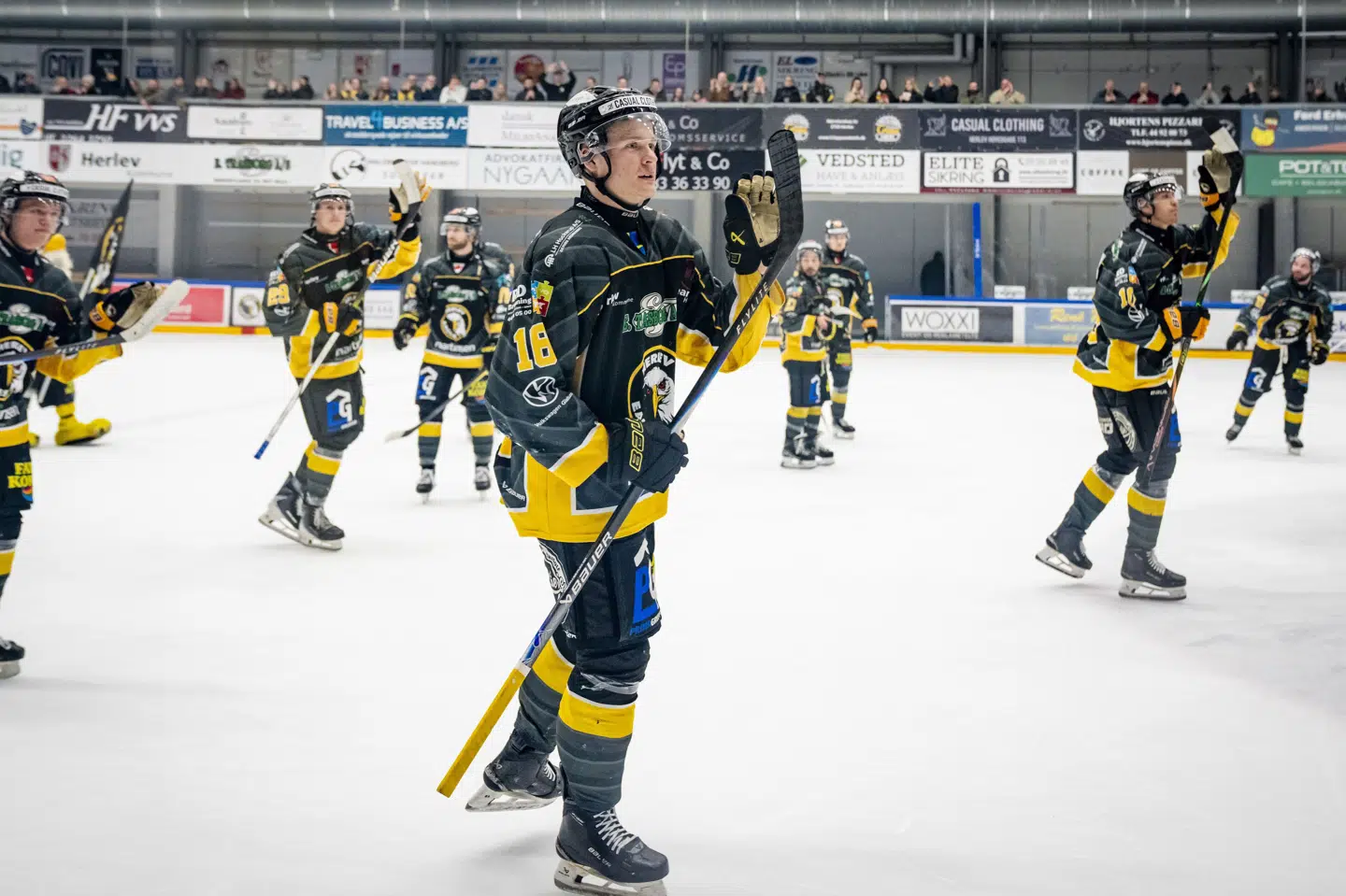 Herlev Eagles fører 2-1 i kampe efter tredje møde med mesterholdet Odense Bulldogs. (Arkivfoto).