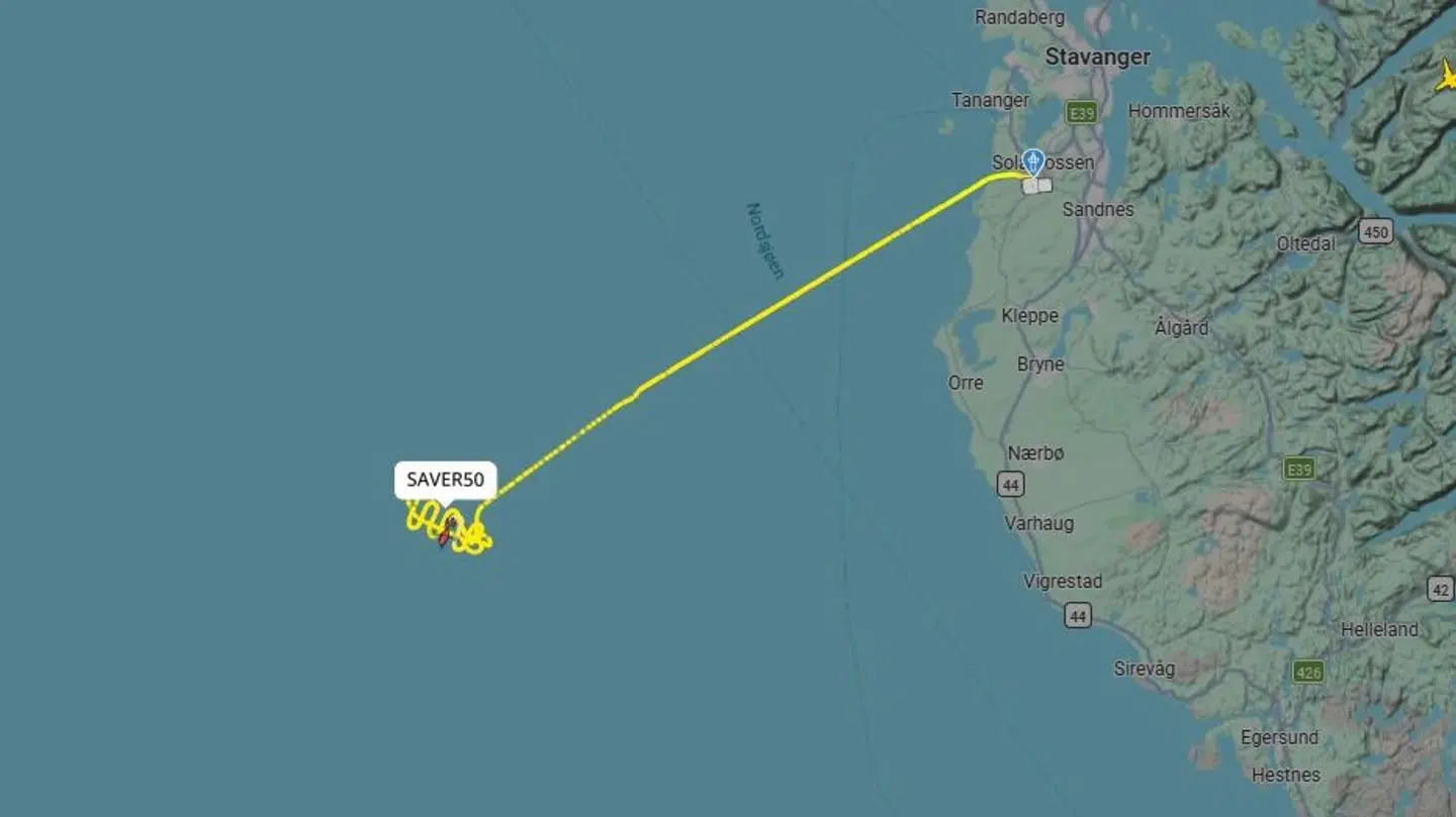 En omfattende redningsaktion er i gang i Nordsøen, hvor en mand skal være faldet over bord fra et udenlandsk olietankskib.