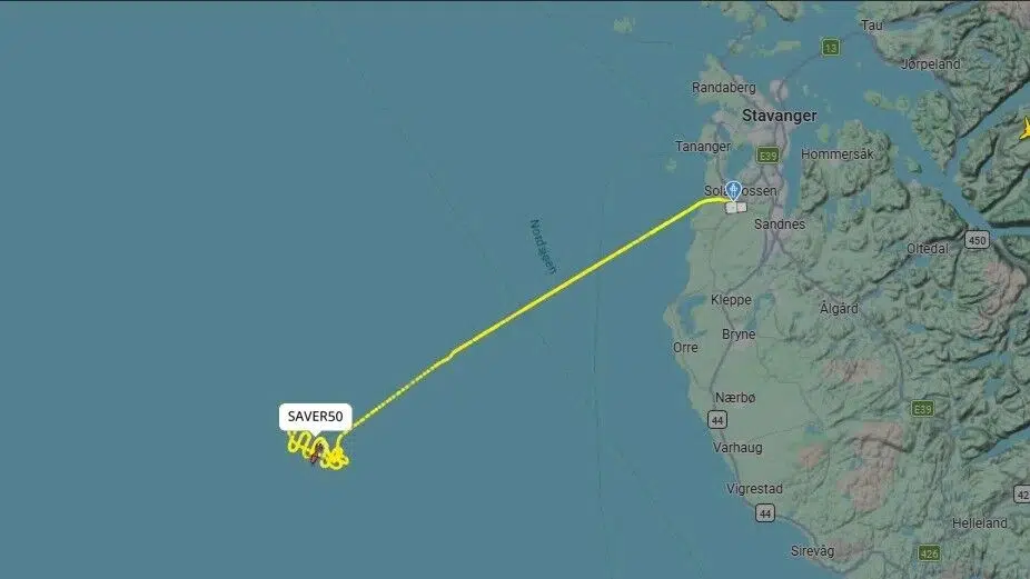 Efter større eftersøgning i Nordsøen: Mand ikke fundet