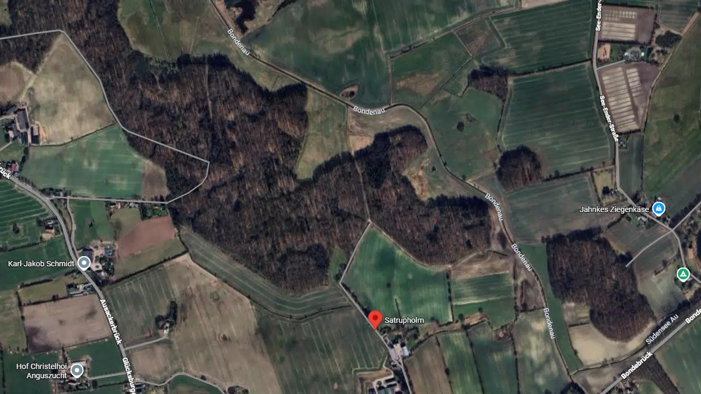 Det var i en skov ved Satrupholm i Nordtyskland, at den tragiske hændelse fandt sted.