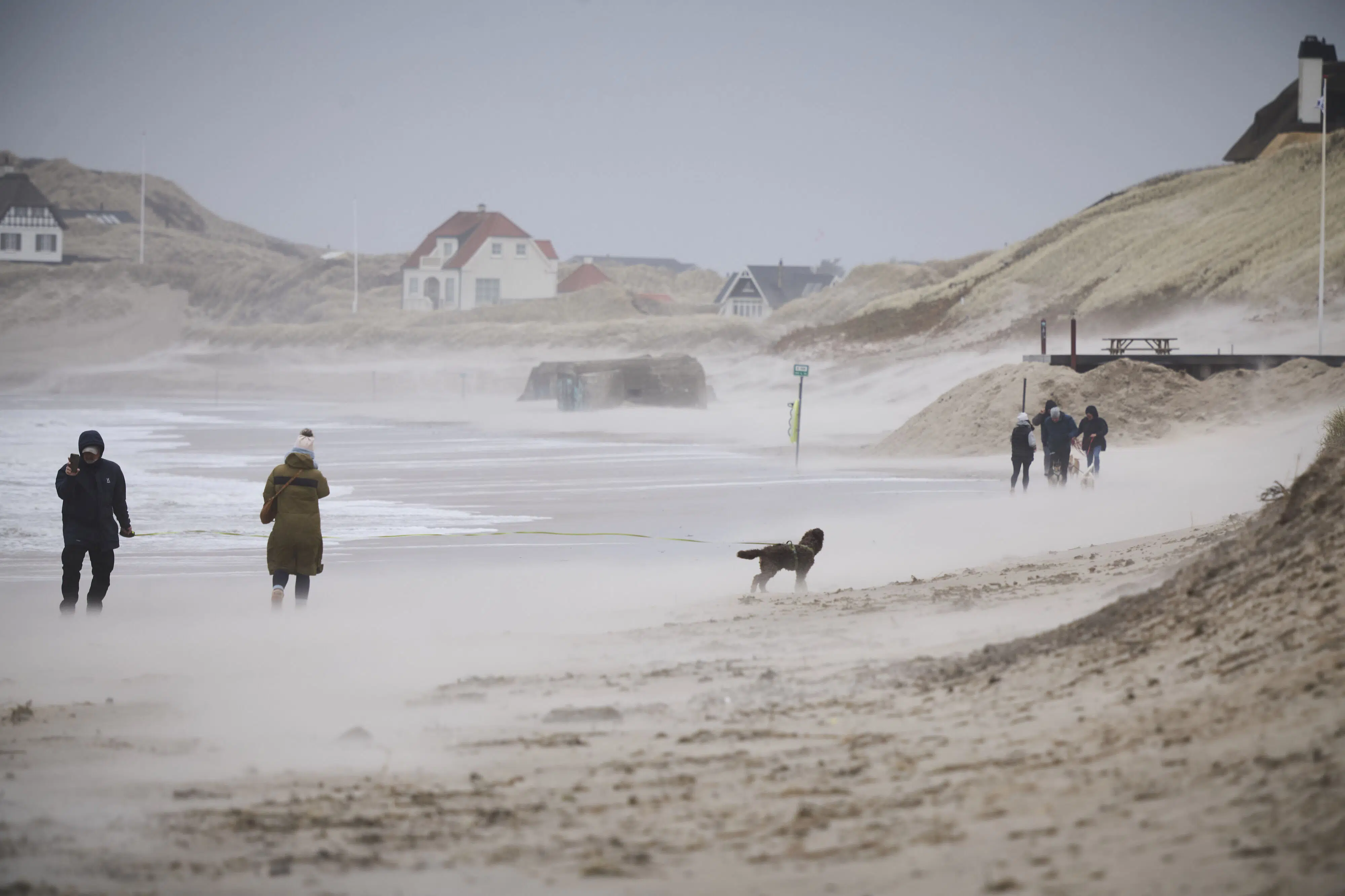 Selskab har modtaget omkring 150 skadesanmeldelser efter storm
