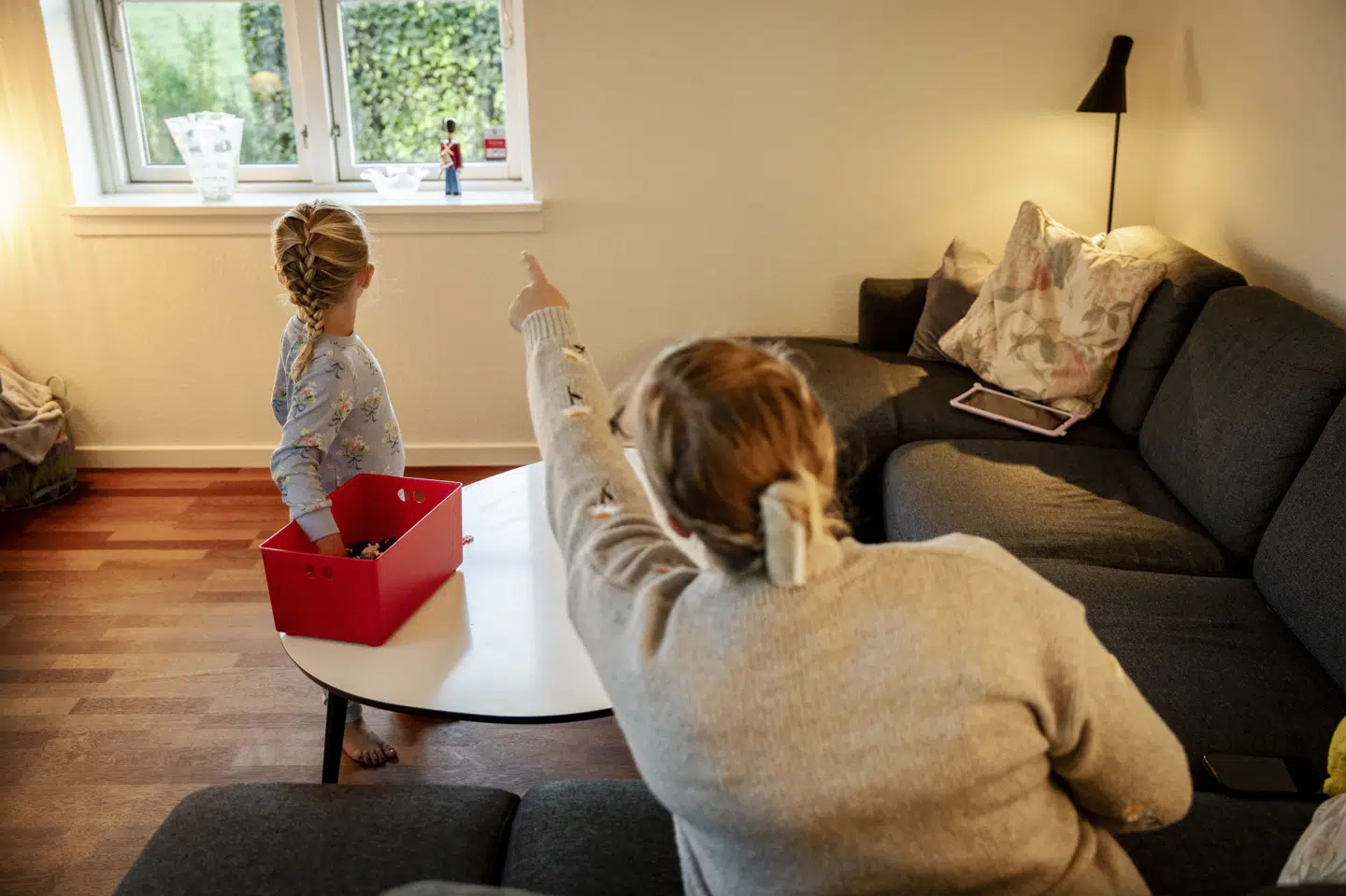 En ny anonym rådgivning skal hjælpe forældre med at bryde voldelige mønstre. (Modelfoto).