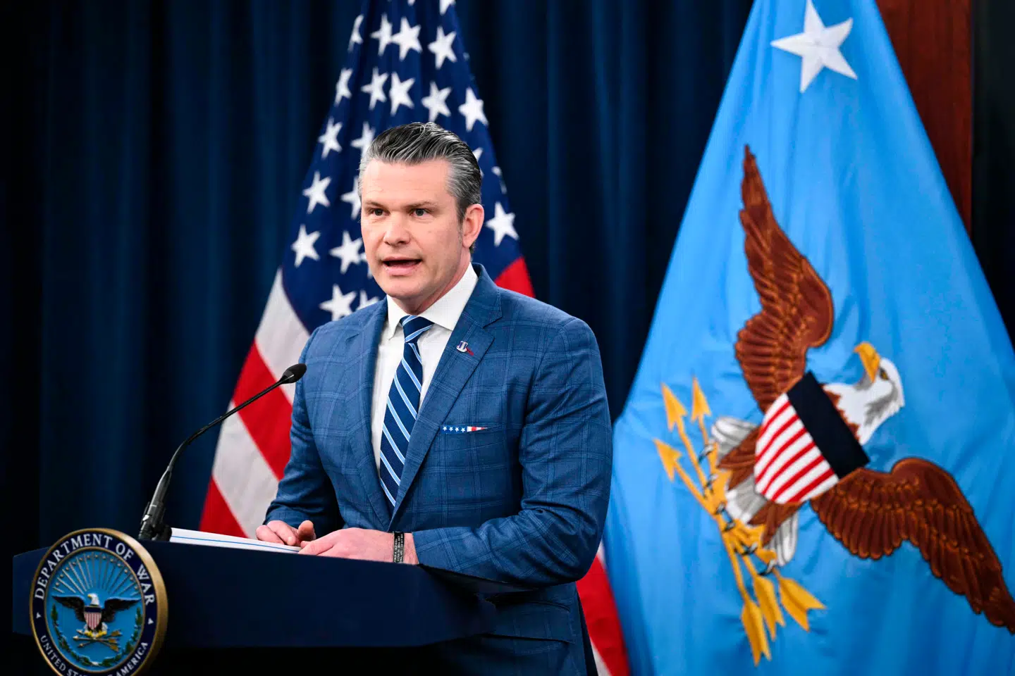 USAs forsvarsminister, Pete Hegseth, hævdede under et pressemøde onsdag, at krigen i Iran har været en stor militær succes, og at Iran er slået markant tilbage som følge heraf.