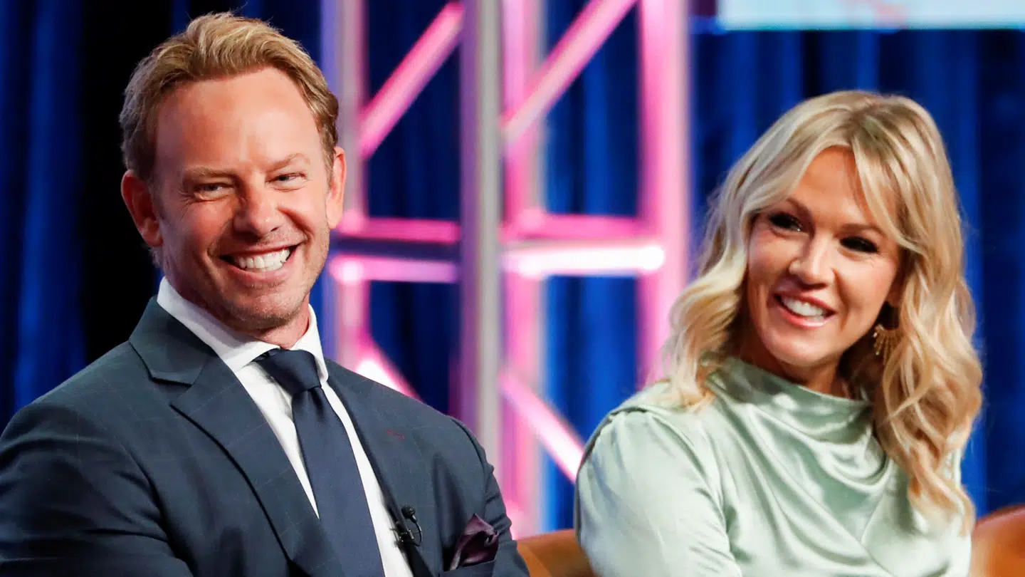 Her ses Jennie Garth med en af de andre store roller i Beverly Hills 90210, Ian Andrew Ziering (Steve Sanders)