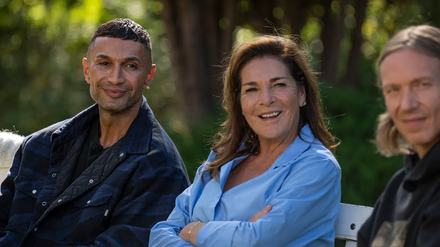 Burhan G, Lis Sørensen og Nikolaj Vonsild i 'Toppen af poppen'.