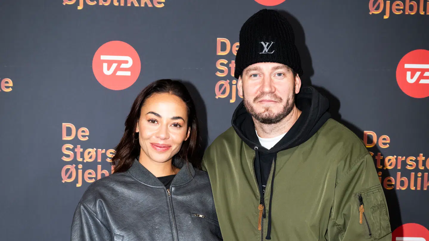 Bendtner og Wilkins til TV 2-showet 'De største øjeblikke' i Operaen i december 2024.