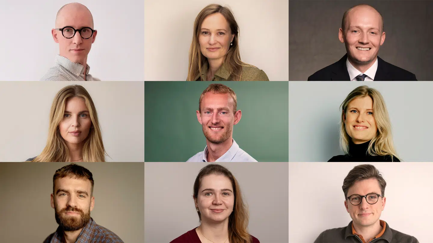 Ni af årets talenter.