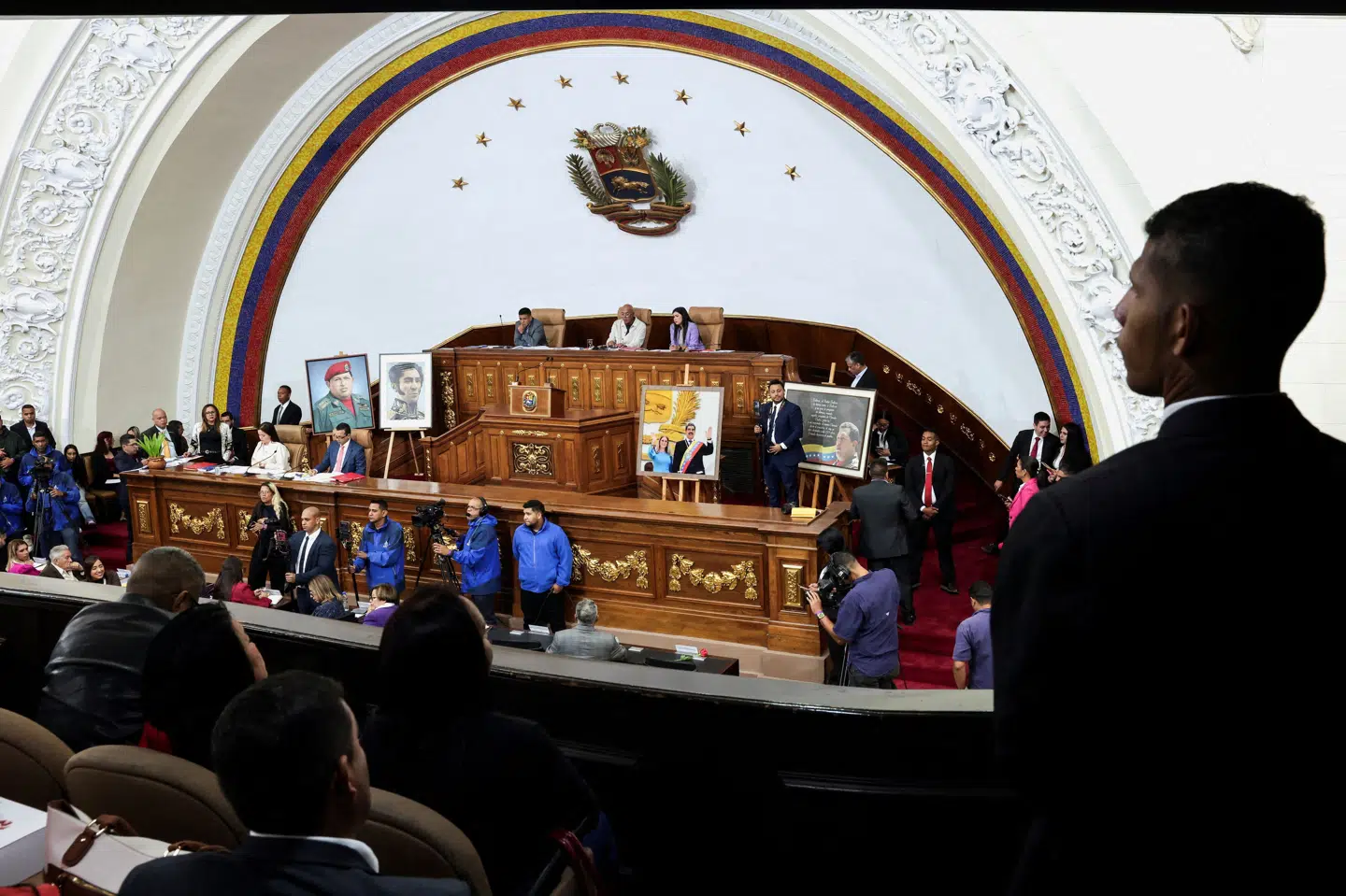Venezuelas nationalforsamling diskuterede den 9. marts en ny lov om minedrift, der blev vedtaget natten til fredag dansk tid. (Arkivfoto).
