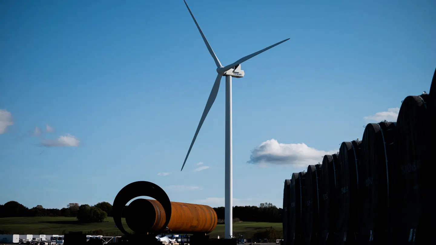 Den danske vindmøllegigant producerer naceller til vindmøller på Lindø. Naceller er det aflange hus på toppen af en vindmølle.