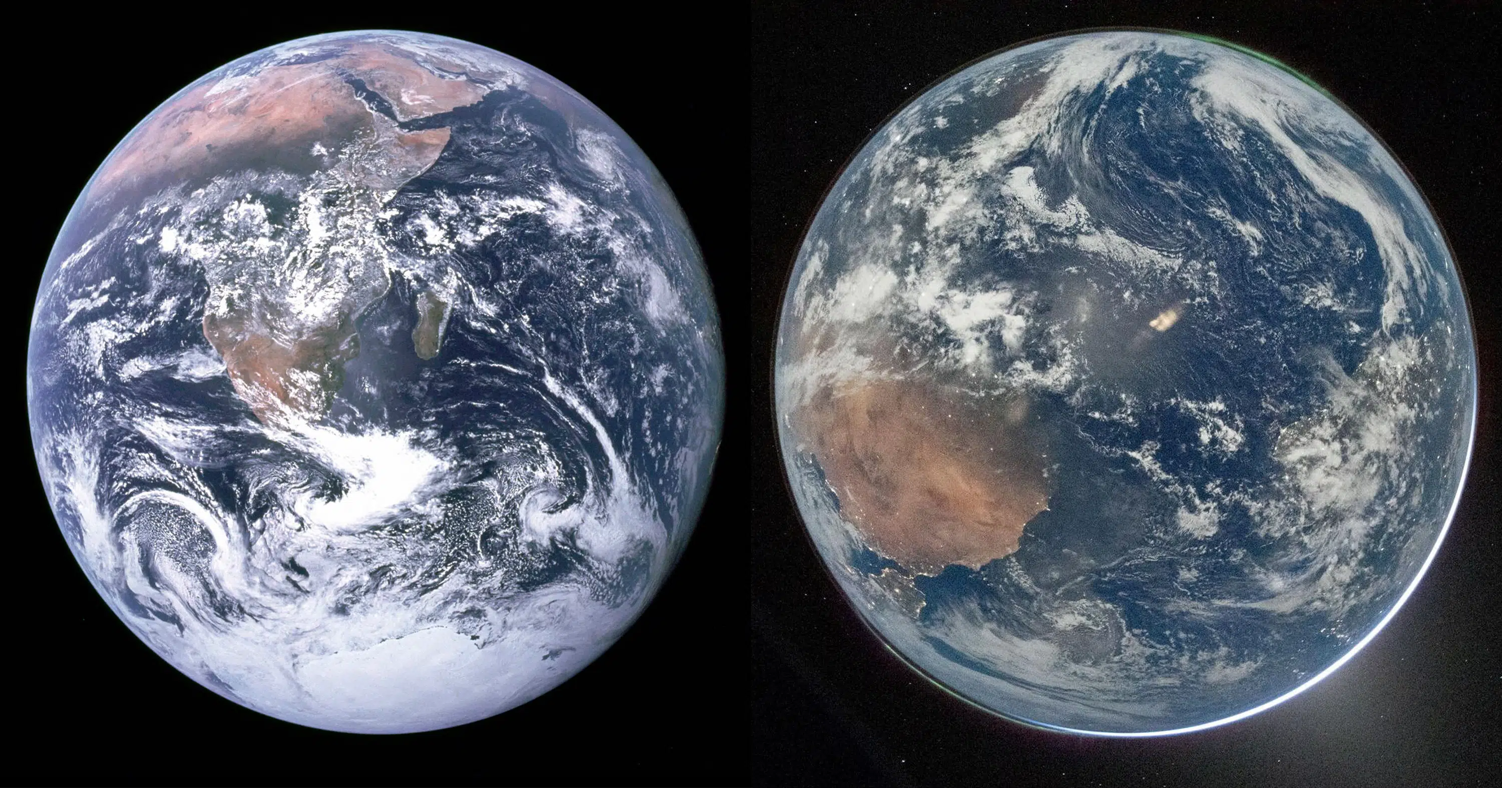 Der er 53 år mellem disse to billeder: Samme planet – men en verden til forskel