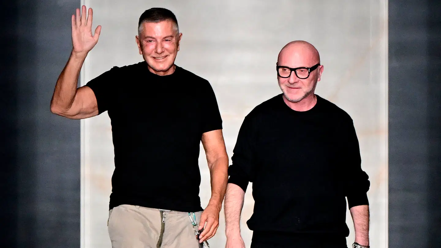 Domenico Dolce (til højre) og Stefano Gabbana (til venstre).