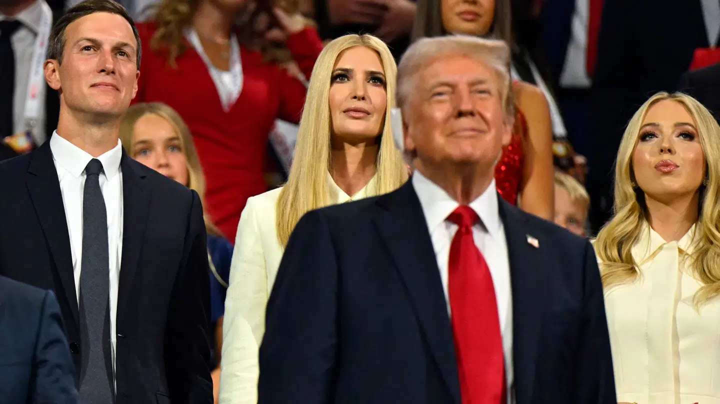 Trump-familien i 2024.