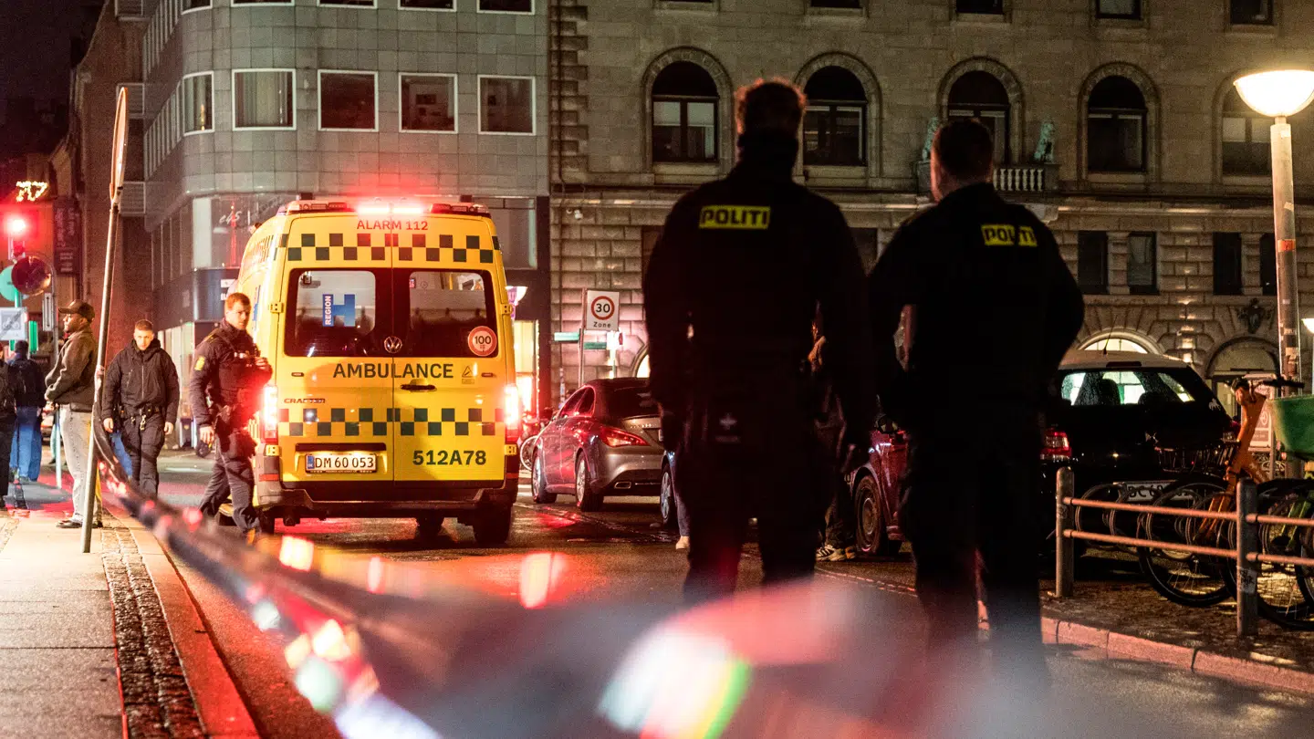 En 19-årig mand er blevet anholdt efter hændelsen på Gammeltorv.