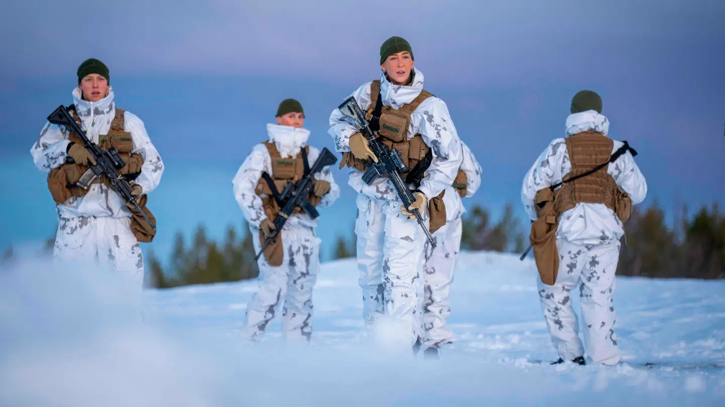 Norske soldater forbereder sig på russisk invasion (Arkivfoto fra 2025).