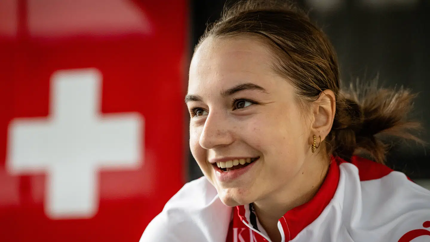 Her ses Muriel Furrer i 2024 til Strasse World Championships - Zürich.