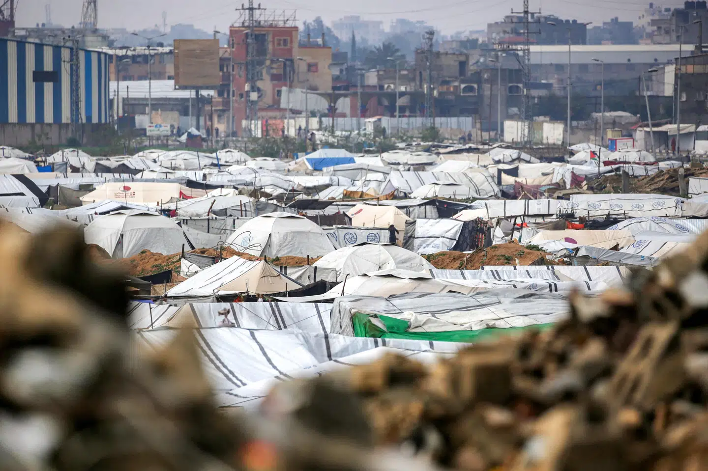 Bureij-lejren ligger i den centrale del af Gazastriben og huser palæstinensiske flygtninge. (Arkivfoto).