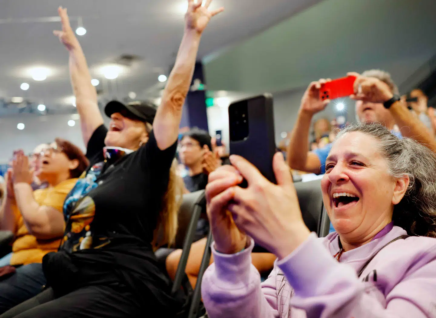 Mange fulgte med, og der var glæde.