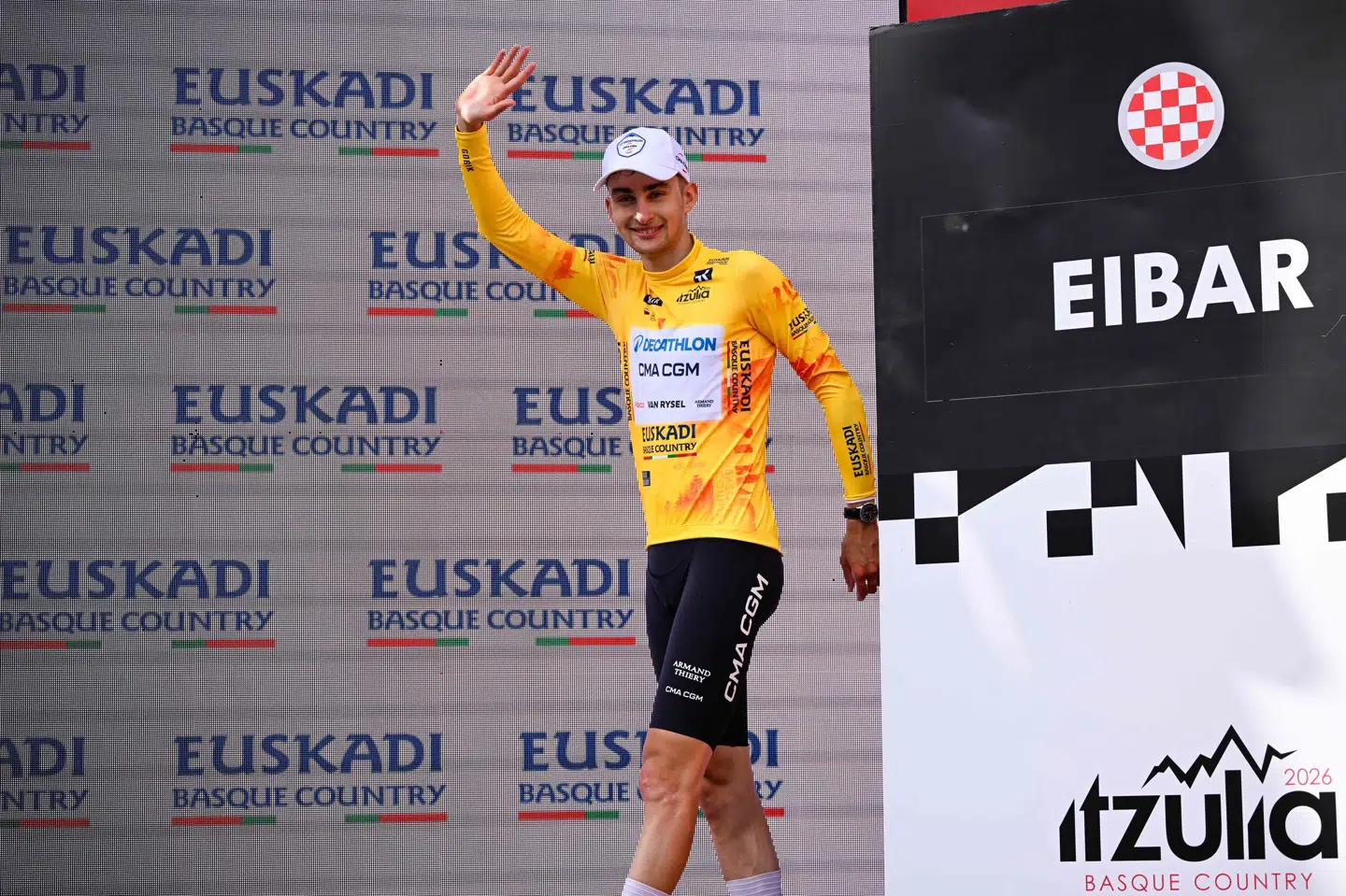 Paul Seixas blev den første franskmand i 19 år øverst på sejrsskamlen efter et etapeløb på øverste niveau. (Arkivfoto).