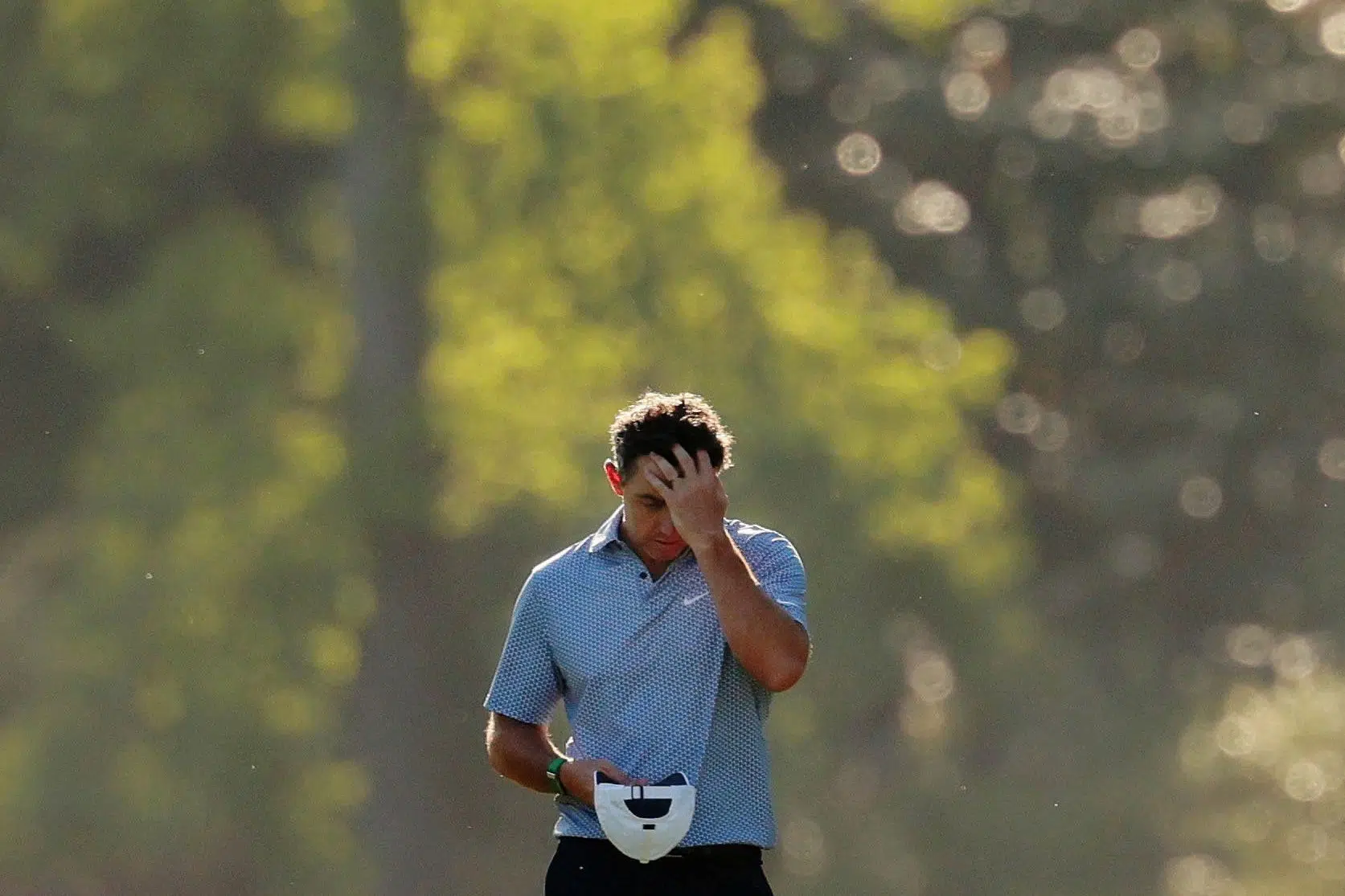 McIlroy smider stor føring ved US Masters